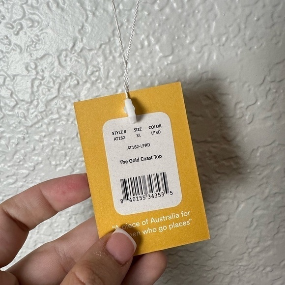 NWT Andie Swim The Gold Coast Top in Leopard - Picture 5 of 6